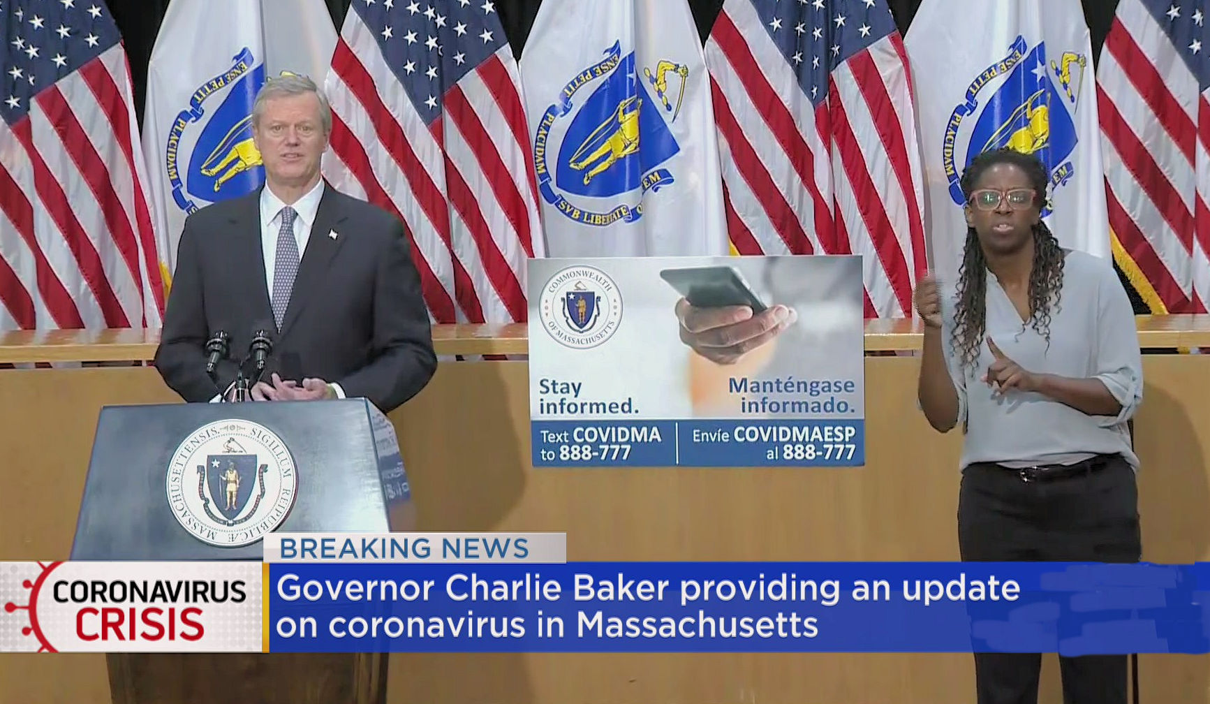 Governor Baker Gives Pandemic Update